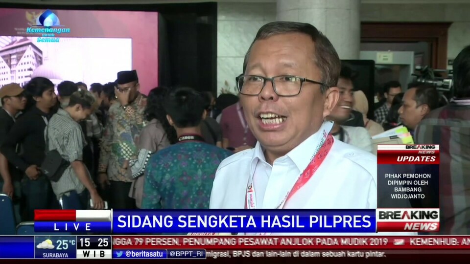 Arsul Sani Dalil Dalil Tim Kuasa Hukum Prabowo Sandi Imajinatif Dan