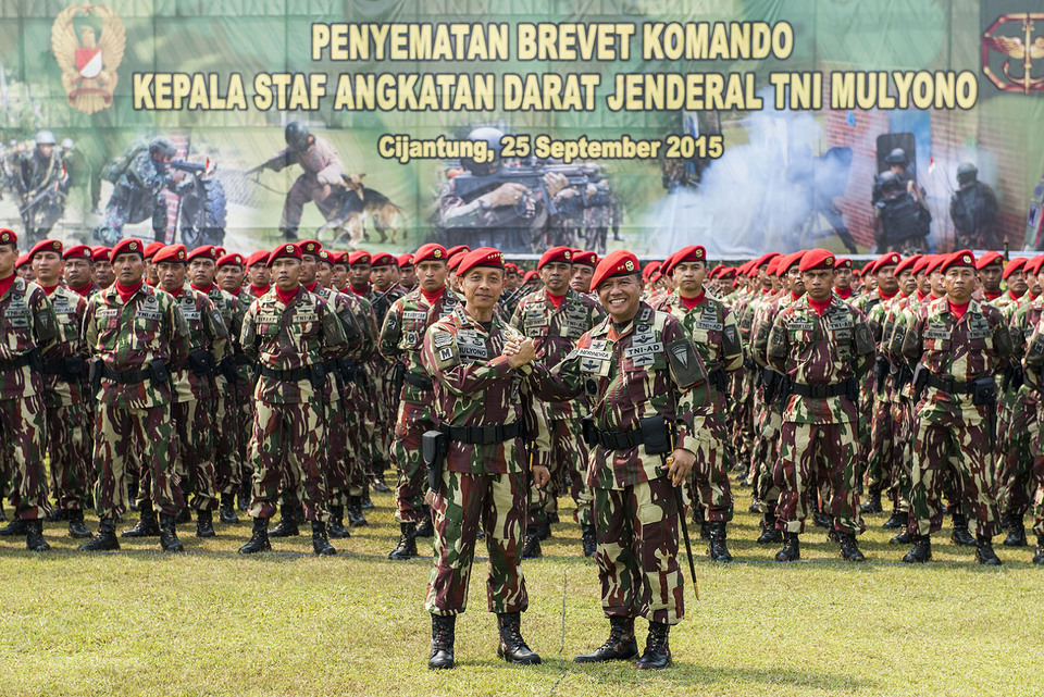 Kasad Dapat Brevet Komando Dari Kopassus 0108