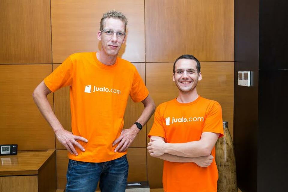 Remco Lupker dan Chaim Fetter, CEO Jualo.com