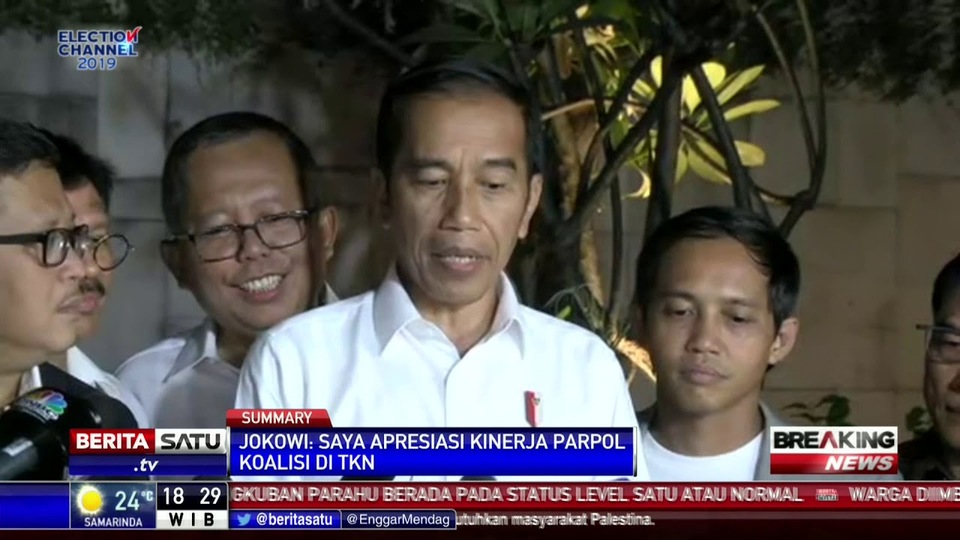 TKN Bubar, Jokowi Ucapkan Terima Kasih