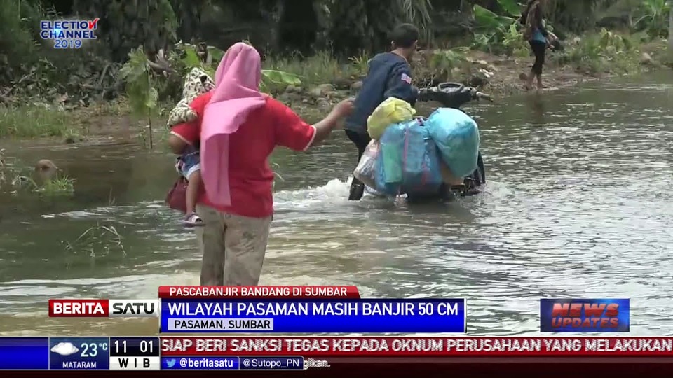 Wilayah Pasaman Barat Masih Terendam Banjir