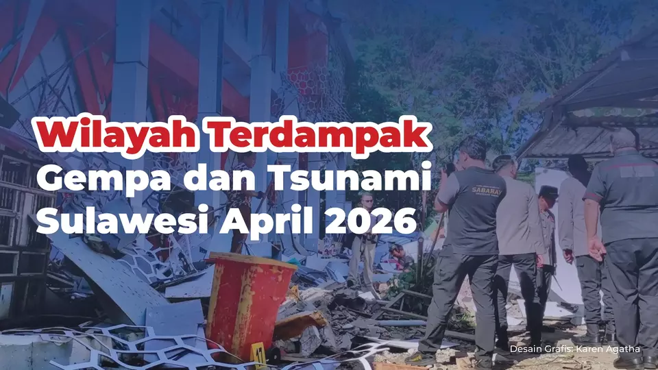 Wilayah Terdampak Gempa dan Tsunami Sulawesi April 2026