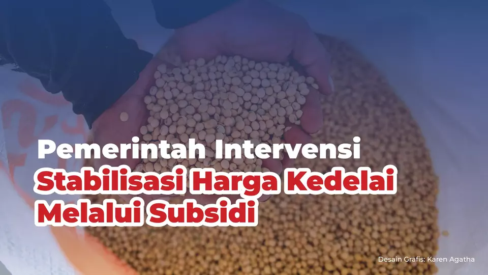 Pemerintah Intervensi Stabilisasi Harga Kedelai Melalui Subsidi