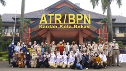 Kantor ATR/BPN Kota Bekasi Canangkan Zona Integritas Menuju Wilayah Bebas Korupsi
