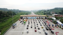 GT Kalikangkung KM 414 menjadi titik terakhir penerapan one way dipastikan beroperasi secara penuh dan optimal.