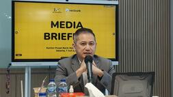 Direktur Utama BNC Tjandra Gunawan dalam acara Media Briefing di Kantor Pusat BNC, Jakarta, Kamis (7/7/2022). (Investor Daily/Prisma Ardianto)
