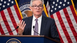 Ketua Dewan Federal Reserve AS Jerome Powell berbicara selama konferensi pers di Washington, DC, AS pada 21 September 2022. (FOTO: SAUL LOEB / AFP)