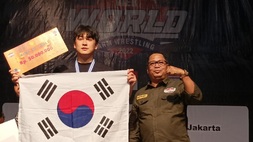 Korea Selatan Juarai Gulat Tangan Vier World Arm Wrestling 2022