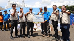 Jamkrindo Kembali Salurkan Bantuan ke Korban Gempa Cianjur