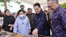 Kembangkan Warisan Bung Karno di Bali, Erick Thohir Dampingi Megawati