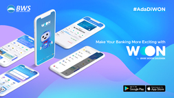 Bank Woori Saudara (BWS) melalui aplikasi mobile banking BWS meluncurkan WON by BWS, layanan buka rekening secara digital. (ist)
