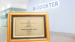 Kementerian Kesehatan Republik Indonesia (Kemenkes) resmi menganugerahkan "PPKM Award 2023" kepada Alodokter. (Foto: Istimewa)