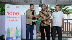 PT Jalin Pembayaran Nusantara (Jalin) bekerja sama dengan Badan Amil Zakat Nasional (Baznas) menjalankan inisiatif program tanggung jawab sosial perusahaan yaitu 1.000 Hidangan Berkah Ramadan. Ist