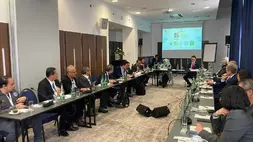 Forum Diskusi Indonesia-UE untuk Minyak Sawit Berkelanjutan diselenggarakan oleh Dewan Kelapa Sawit Indonesia (DMSI) dan Badan Pengelola Dana Perkebunan Kelapa Sawit (BPDPKS) bersama KBRI Jerman, yang diselenggarakan 19-20 April 2023 di Hanover, Jerman. (Foto: IST)