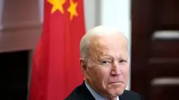 Presiden AS Joe Biden ingin menghilangkan risiko dari Tiongkok. (Foto: Mandel Ngan / AFP / Getty Images)