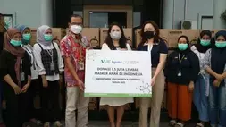 Waspada Varian Baru Covid-19, Korea Peduli Sumbang 7,5 Juta Lembar Masker untuk Siswa