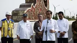 Presiden Jokowimeresmikan Jembatan Kretek 2