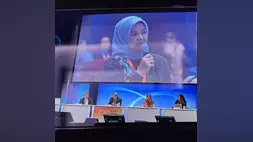 KKP memanfaatkan forum The 90th General Session of the World Assembly of World Organization for Animal Health (WOAH) sebagai momen untuk mempromosikan ekspor perikanan Indonesia. (Dok KKP)