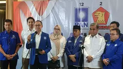 Konferensi pers Silahturahmi PAN dengan Partai Gerindra di kantor DPP PAN, Jakarta Selatan, Senin 5 Mei 2023. 