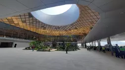 Suasana lokasi Bandara Dhoho Kediri milik Gudang Garam (GGRM) (B-Universe/Anis)