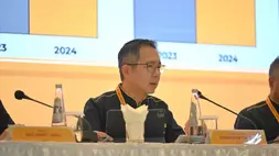 Direktur Utama MDIY Edwin Cheah dalam RUPST perdana perseroan. Foto/MDIY