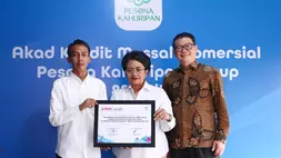 Nobu Bank dan PT Hikmah Alam Sentosa, pengembang Pesona Kahuripan, secara resmi menandatangani kerja sama penyediaan layanan KPR Reguler untuk para pembeli unit di proyek perumahan Pesona Kahuripan, Cileungsi, Bogor, Jawa Barat. (Foto Ist)
