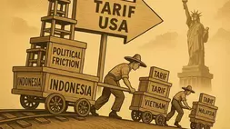Sisi Negatif Penerapan Tarif Trump ke Perekonomian Indonesia