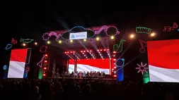Suara Merdu Vocalista Paradisso UPN Getarkan BTV Semesta Berpesta Yogyakarta