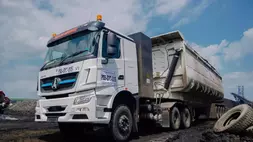 Tonggak Penting NTBK Uji Coba Truk EV di Kawasan Pertambangan