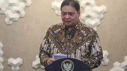 Menteri Koordinator Bidang Perekonomian Airlangga Hartarto. (ANTARA FOTO/Asprilla Dwi Adha)
