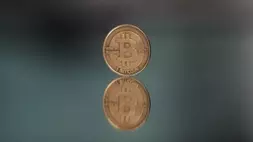 ilustrasi Bitcoin.  Sumber: AP/ Petr David Josek