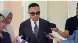 Wakil Ketua Komisi III DPR RI Ahmad Sahroni saat memberikan keterangan di kompleks parlemen, Senayan, Jakarta, Rabu (20/8/2025). (ANTARA/Bagus Ahmad Rizaldi)