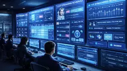 Ilustrasi streamer virtual.