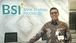 Direktur Utama PT Bank Syariah Indonesia Tbk (BRIS) atau BSI, Anggoro Eko Cahyo di Kantor Pusat BSI, Jakarta Selatan, Rabu (4/3/2026). (B-Universe Photo/Addin Anugrah Siwi)
