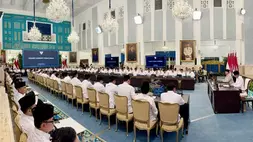 Presiden Prabowo Subianto memimpin Sidang Kabinet Paripurna yang digelar di Istana Negara, Jakarta, pada Jumat (13/3/2026). (Foto: BPMI Setpres/Cahyo)