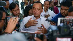 Menteri Sekretaris Negara, Prasetyo Hadi saat menyampaikan keterangan pers di Jakarta pada Selasa (17/3/2026). (Dok. Kementerian Sekretariat Negara)