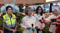 Ketua Posko Angkutan Harian Lebaran 2026, Bernadette Endah Sekar Mayashanti, di Posko Pemantauan Trafik Mudik, Kantor Kemenhub, Jakarta, Kamis (19/3/2026). (B-Universe Photo/Akmalal Hamdhi)