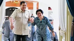 Presiden ke-8 RI Prabowo Subianto menerima kunjungan mantan Presiden ke-5 RI, Megawati Soekarnoputri, di Jakarta, Kamis (19/3/2026). (Foto: BPMI Setpres/Kris)
