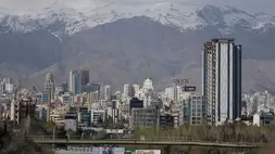 Sebagian wilayah utara Teheran, Iran terlihat pada Selasa (24/3/2026). (Foto: AP/ Vahid Salemi)