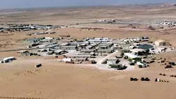 Area Operasi di Pangkalan Udara Pangeran Sultan, Arab Saudi, selama Operasi SOUTHERN WATCH.