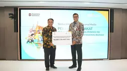 BSI menyalurkan zakat perusahaan dan pegawai Rp 289 miliar kepada Baznas. (Baznas)