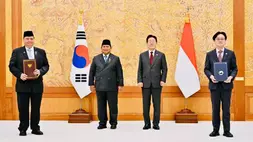 Kunjungan kenegaraan Presiden Prabowo Subianto ke Istana Kepresidenan Republik Korea, Cheong Wa Dae (Blue House), Seoul, Rabu, 1 April 2026. (Kemenko Perekonomian)