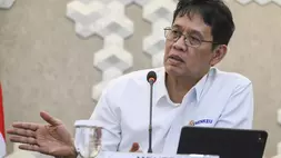 Menteri Keuangan Purbaya Yudhi Sadewa memberikan keterangan pers terkait kebijakan transportasi dan BBM di Jakarta, Senin (6/4/2026). (ANTARA FOTO/Hafidz Mubarak A)