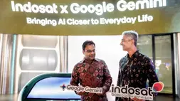 Bilal Kazmi, Director and Chief Commercial Officer Indosat (kiri). (Foto: Corcom Indosat)