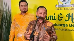Sekjen Golkar, Sarmuji kepada wartawan di DPP Golkar, Jakarta pada Rabu (8/4/2026). Foto: Ilham Oktafian