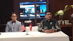 General Manager, Asia di Ultima Genomics, Jason Kang, Ph.D dan Ketua Yayasan Satriabudi Dharma Setia (YSDS), dr Vincentius Simeon Weo Budhyanto memaparkan pemeriksaan genomic untuk prediksi berbagai penyakit dan pengobatan presisi di Jakarta.