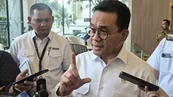 Menteri Perdagangan, Budi Santoso di Kantor Kemenko Perekonomian, Jakarta. (B-Universe Photo/Addin Anugrah Siwi)