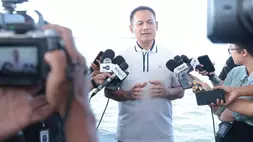 Direktur Utama PT Pembangunan Jaya Ancol, Syahmudrian Lubis di Ancol, Jakarta Utara, Minggu (19/4/2026).