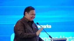 Menteri Koordinator Bidang Perekonomian Airlangga Hartarto di acara National Seminar on Indonesia OECD Accession & Private Sector Implications, Selasa, 21 April 2026. (Kemenko Perekonomian)