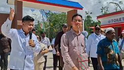 Wapres Gibran Rakabuming saat meninjau Kampung Nelayan Merah Putih Warmasen di Raja Ampat, Papua Barat Daya, Rabu (22/4/2026).